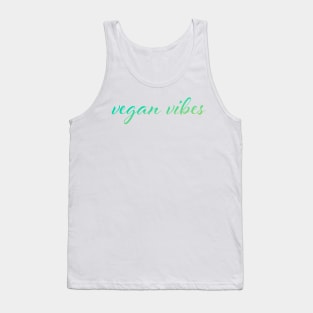 Vegan vibes white Tank Top